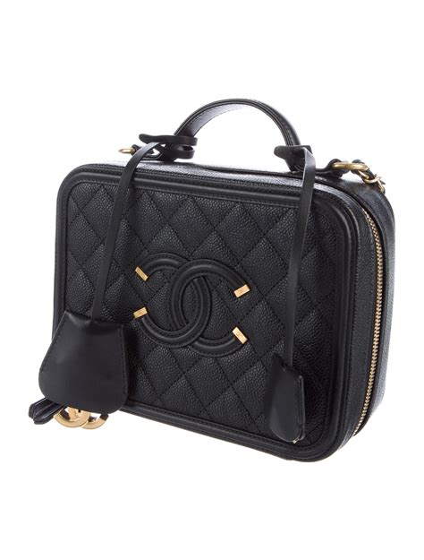 vanity case bag chanel|chanel vanity case original.